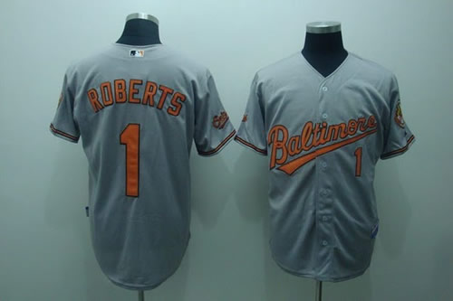 Baltimore Orioles #1 Roberts gray Jerseys