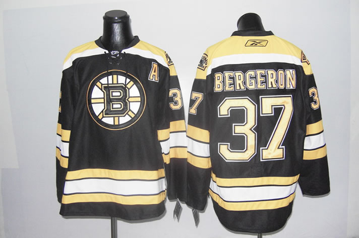Boston Bruins #37 bergeron black Jerseys