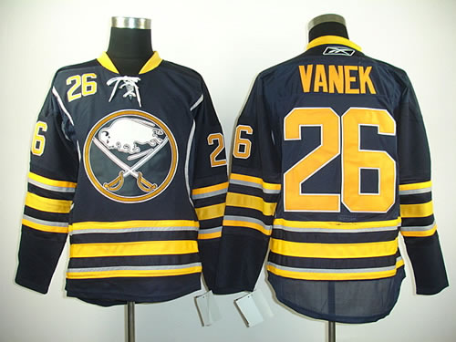 Buffalo Sabres #26 Vanek Black Jerseys
