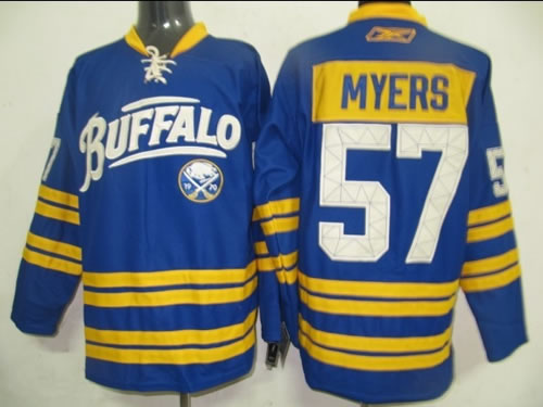 Buffalo Sabres #57 MYERS blue Jerseys