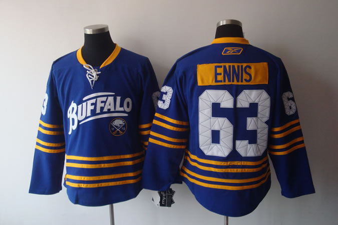 Buffalo Sabres #63 Ennis blue Jerseys