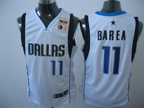 Dallas Mavericks #11 Barea White 2011 Champion Jerseys