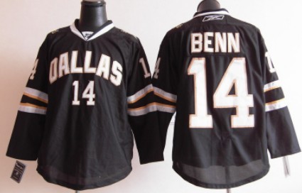 Dallas Stars #14 Jamie Benn Black Jerseys
