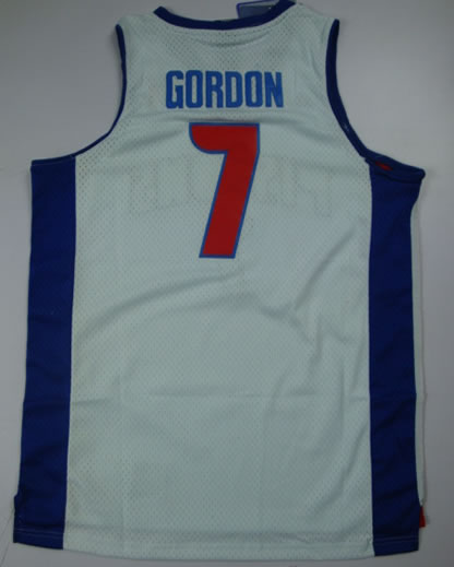 Detroit Pistons #7 Gordon White-Blue Swingman Jerseys