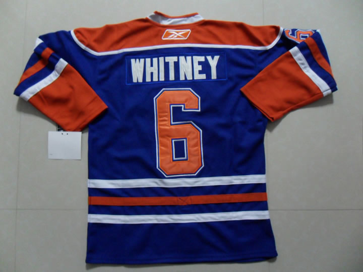Edmonton Oilers #6 Whitney blue Jerseys