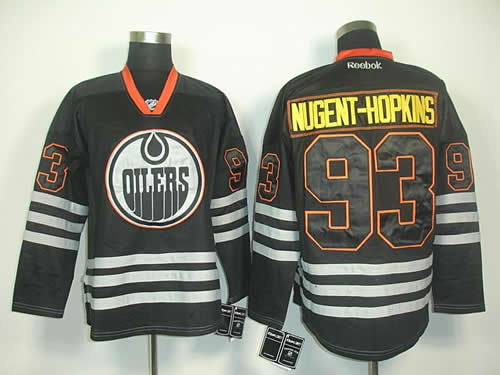 Edmonton Oilers #93 Nugent-Hopkins black ice Jerseys