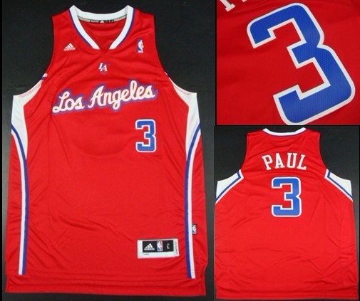 Los Angeles Clippers #3 Paul Red Revolution 30 Authentic Jerseys