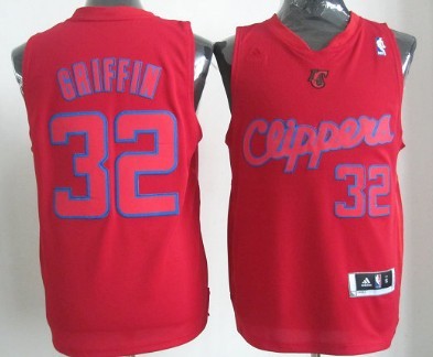 Los Angeles Clippers #32 Blake Griffin Revolution 30 Swingman Red Big Color Jerseys