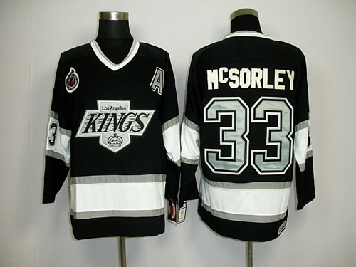 Los Angeles Kings #33 Mcsorley Black Jerseys