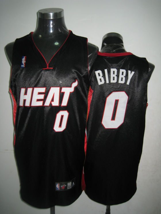 Miami Heat #0 Bibby black Jerseys