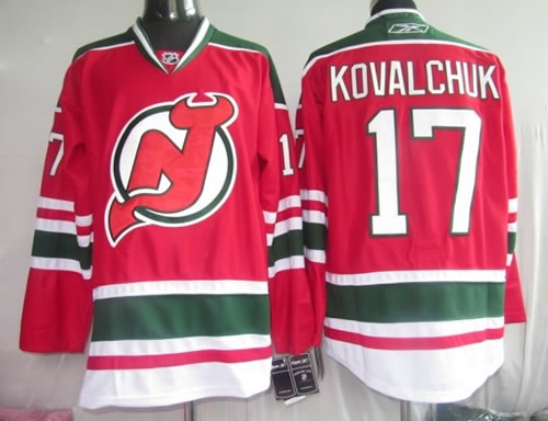 New Jerseys Devils #17 IIlya Kovalchuk red-green Jerseys