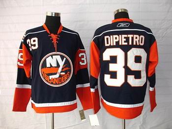 New York Islanders #39 Rick DiPietro Dark blue Jerseys