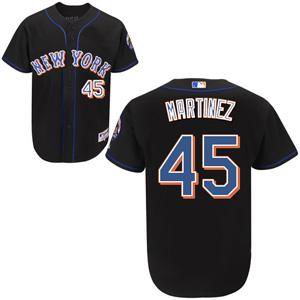 New York Mets #45 Pedro Martinez black Jerseys