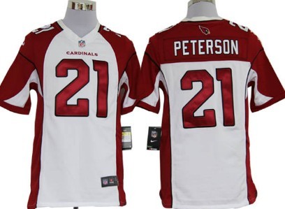 Nike Arizona Cardinals #21 Patrick Peterson White Game Jerseys