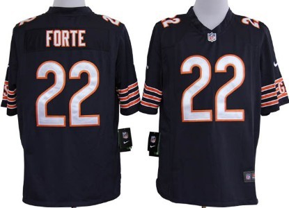 Nike Chicago Bears #22 Matt Forte Blue Game Jerseys