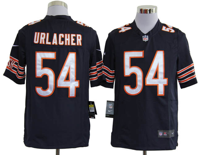 Nike Chicago Bears #54 Brian Urlacher Game Blue Jerseys