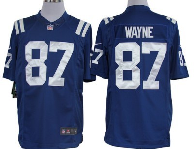 Nike Limited Indianapolis Colts #87 Reggie Wayne Blue Jerseys