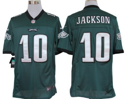 Nike Limited Philadelphia Eagles #10 DeSean Jackson Dark Green Jerseys