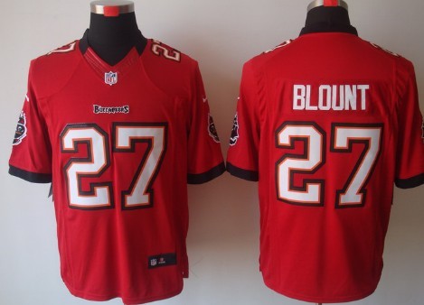 Nike Limited Tampa Bay Buccaneers #27 LeGarrette Blount Red Jerseys