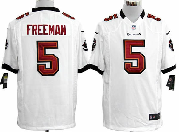 Nike Tampa Bay Buccaneers #5 Josh Freeman Game White Jerseys