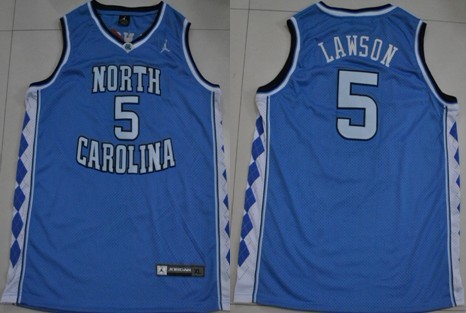 North Carolina Tar Heels #5 Ty Lawson Light Blue Swingman Jerseys