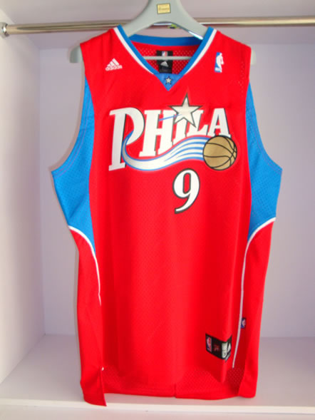 Philadelphia 76ers #9 Iguodala Red Jerseys