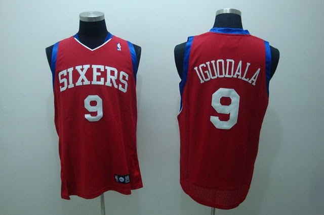 Philadelphia 76ers #9 Iguodala red jersey