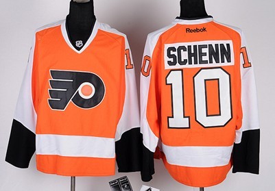 Philadelphia Flyers #10 Brayden Schenn Orange Jerseys