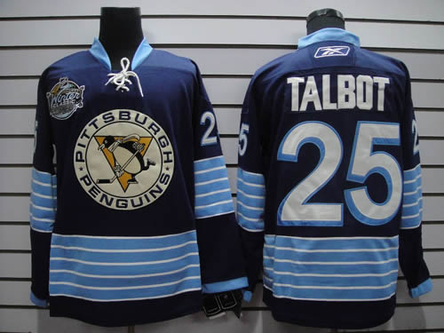 Pittsburgh Penguins #25 Talbot Blue 2011 Winter Classic Jerseys