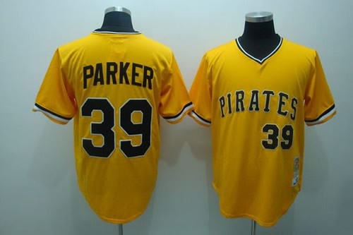 Pittsburgh Pirates #39 Parker Yellow M&N Jerseys