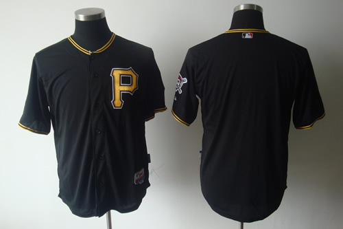 Pittsburgh Pirates Blank Black Jerseys