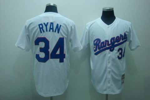 Rangers #34 ryan m&n white Jerseys