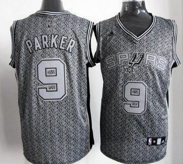 San Antonio Spurs #9 Tony Parker 2012 Static Fashion Jerseys