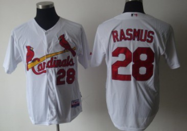 St.Louis Cardinals #28 Rasmus White Jerseys