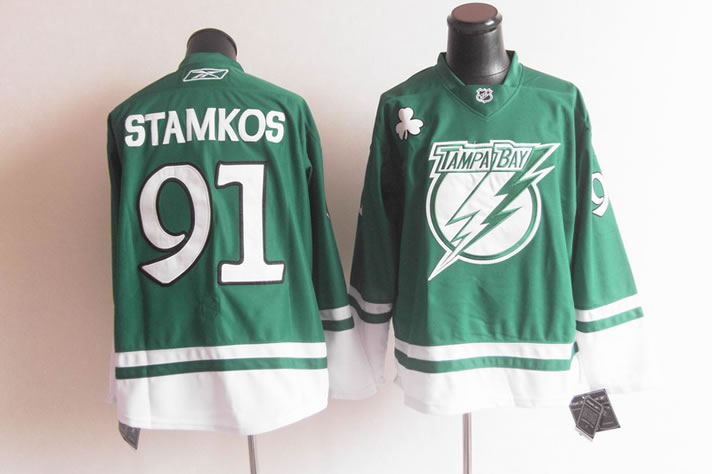 Tampa Bay Lightning #91 stamkos green Jerseys