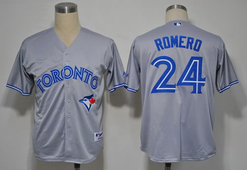Toronto Blue Jays #24 ROMERO Grey Jerseys