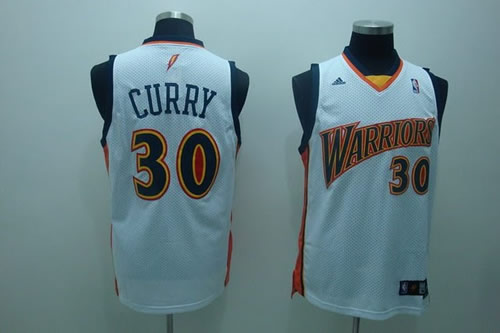 Warriors #30 Curry white Jerseys