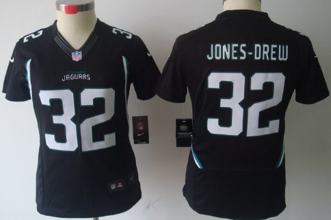 Women's Nike Limited Jacksonville Jaguars #32 Maurice Jones-Drew Black Jerseys