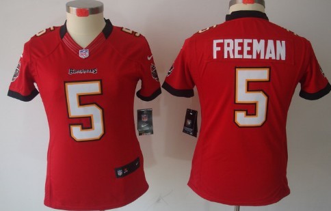 Women's Nike Limited Tampa Bay Buccaneers #5 Josh Freeman Red Jerseys