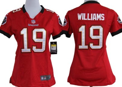Women's Nike Tampa Bay Buccaneers #19 Mike Williams Red Game Team Jerseys