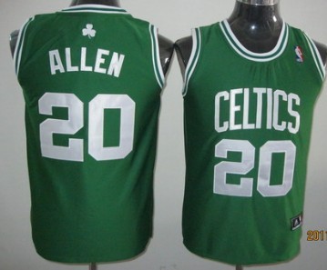 Youth Boston Celtics #20 Allen Green Authenic Jerseys
