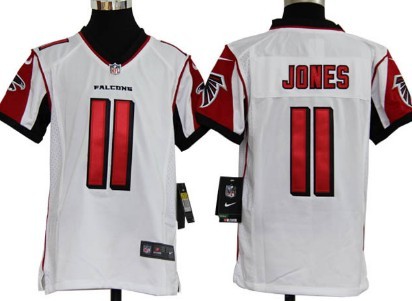 Youth Nike Atlanta Falcons #11 Julio Jones White Game Jerseys