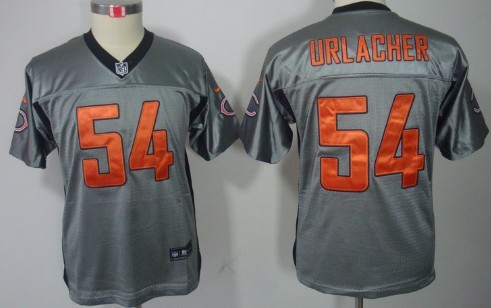 Youth Nike Chicago Bears #54 Brian Urlacher Gray Jerseys