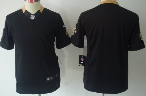 Youth Nike Limited New Orleans Saints Blank Black Jerseys
