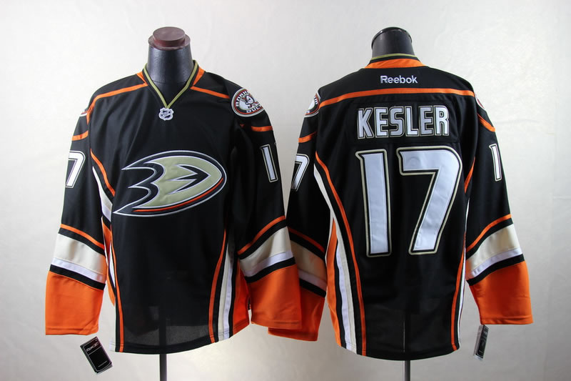 Anaheim Ducks #17 Kesler 3RD Black Jerseys