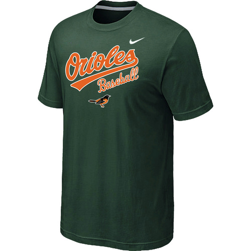 Baltimore Orioles 2014 Home Practice T-Shirt - Dark Green