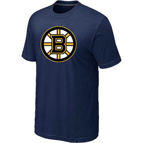 Boston Bruins Big & Tall Logo D.Blue T-Shirt