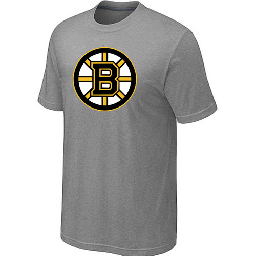 Boston Bruins Big & Tall Logo L.Grey T-Shirt