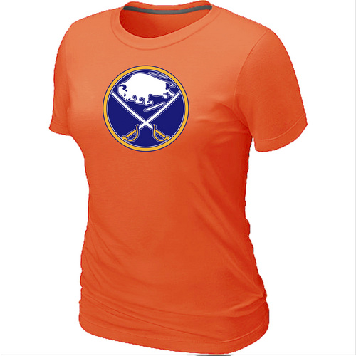 Buffalo Sabres Big & Tall Women's Logo Orange T-Shirt