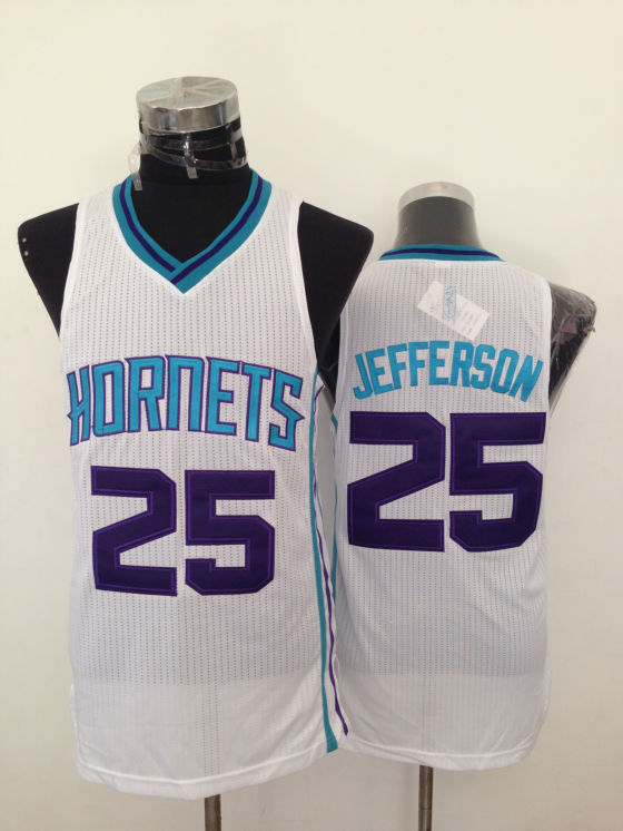 Charlotte Hornets #25 Jefferson White Throwback Swingman Jerseys